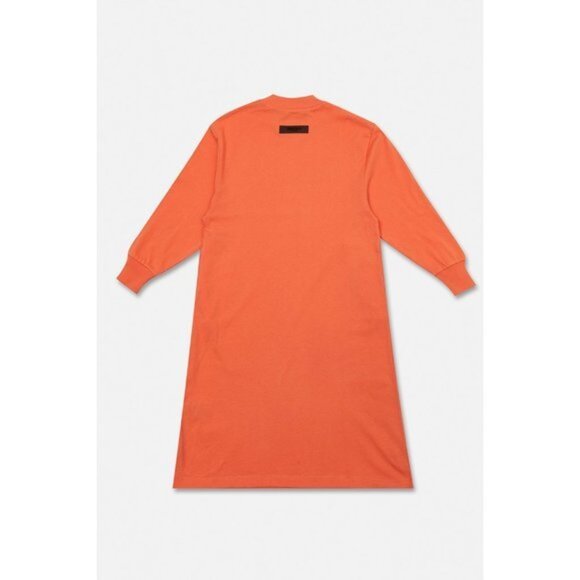 FEAR OF GOD ESSENTIALS orange DRESS WITH LOGO size S - Picture 3 of 11